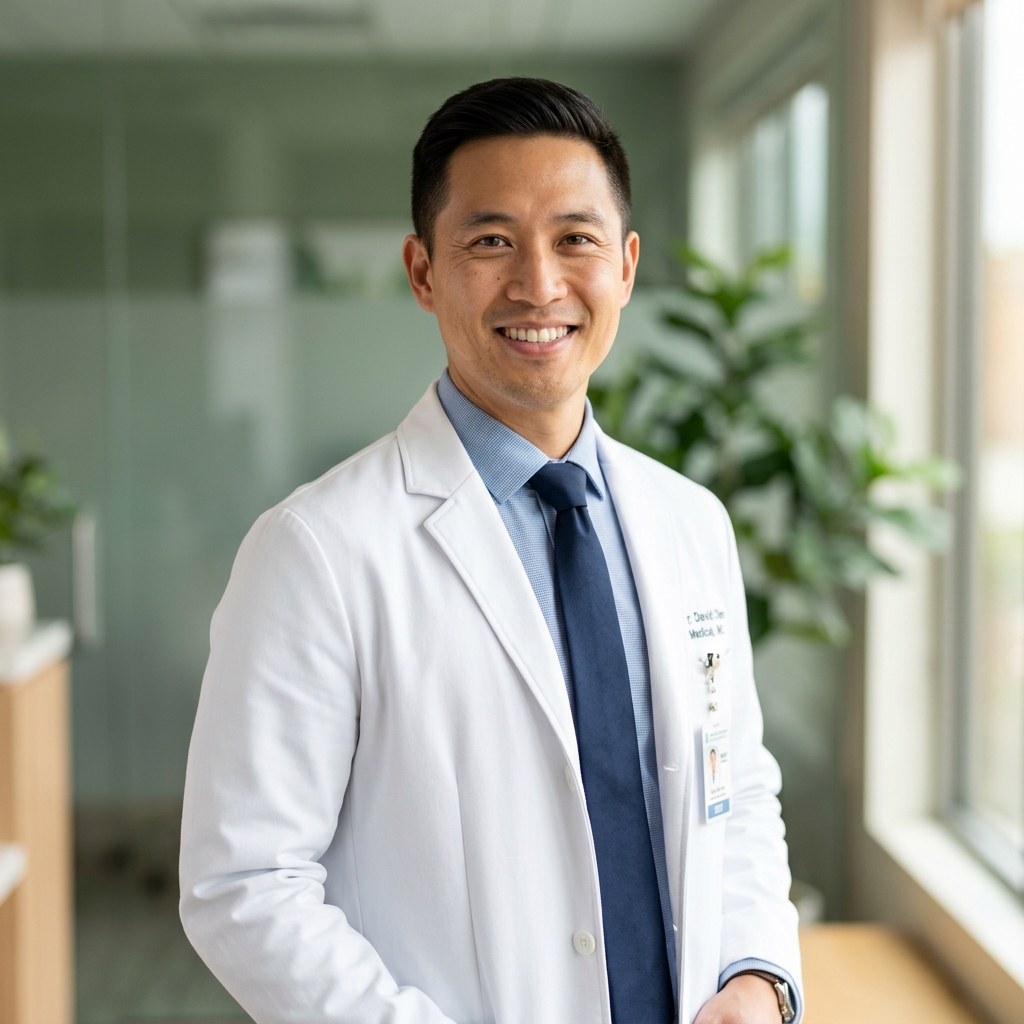 Doctor smiling